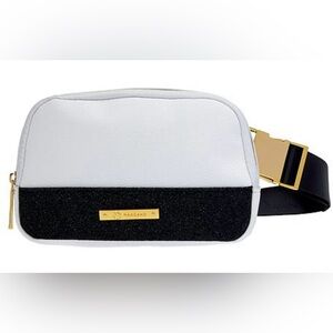 Joy Couture Sleek Sparkle Silhouette Waist/Sling Bag with RFID blocking